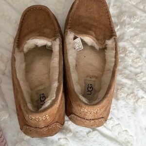 UGG Chestnut Suede Moccasins